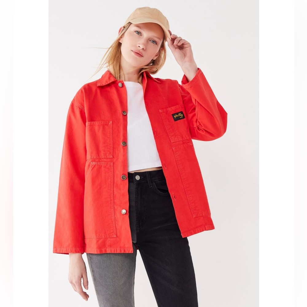 Stan Ray Button-Front Shop Jacket